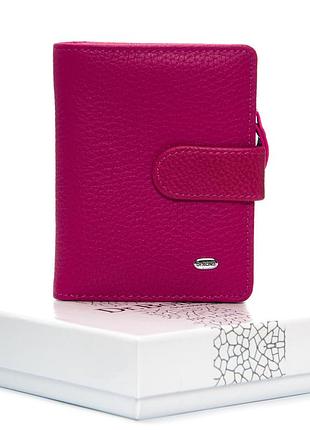 Podium кошелек bright женский кожа dr. bond ws-32 plum-red