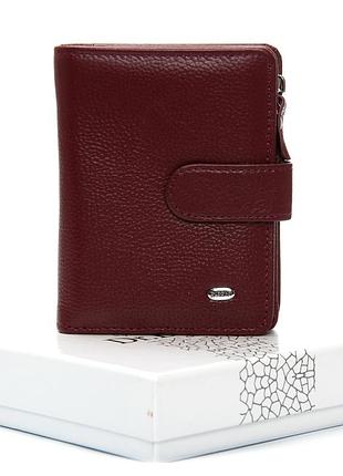 Podium кошелек bright женский кожа dr. bond ws-32 wine red