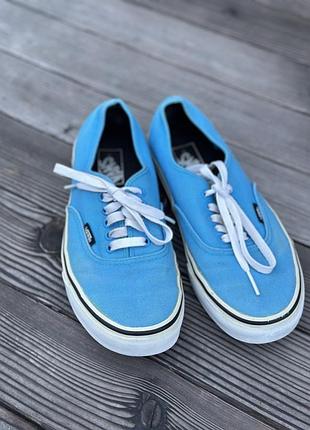 Голубі кеди vans💙