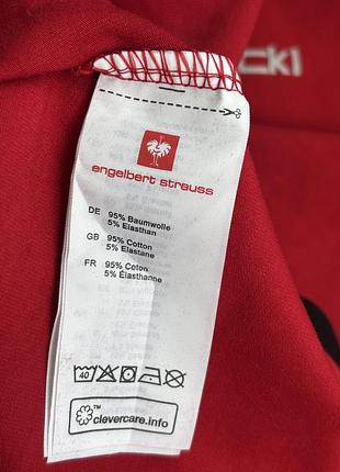 Мужская футболка энгельберт штраус engelbert strauss size l л размер майка джерси немецкий бренд высокотехнологичной одежды красный цвет оригинал 5