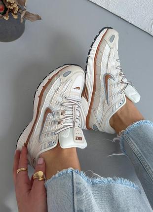 Кросівки жіночі nike p-6000 beige