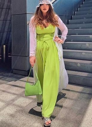 Яскрава довга салатова приталена сукня сарафан zara
👍👍👍👍👍👍👍👍👍