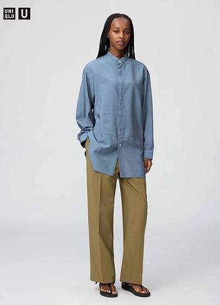 Женские брюки uniqlo с высокой посадкой