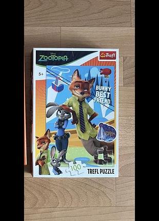 Дитячий пазл «джуді і нік» (zootopia) від польського бренду trefl