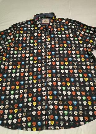 Joe browns cotton - мужская большая стильная рубашка на длинный рукав - 3xl