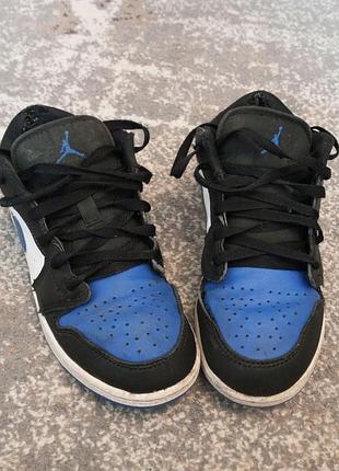 Кроссовки nike air jordan 1 low (royal blue)