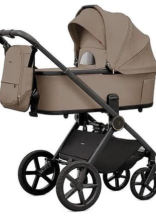 Универсальная коляска 2 в 1 carrello ultimo f crl-6701 acoustic beige со складной люлькой