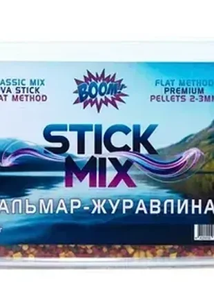 Прикорм для риболовлі boom stick mix 500г – кальмар журавлина
