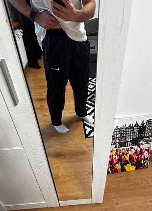 Штани спортивні чоловічі чорні nike, розмір m - l