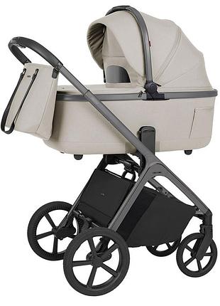 Универсальная коляска 2 в 1 carrello vector f crl-6700 zephyr beige со складной люлькой
