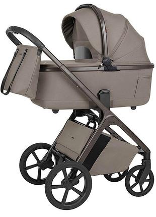Универсальная коляска 2 в 1 carrello vector f crl-6700 flannel beige со складной люлькой