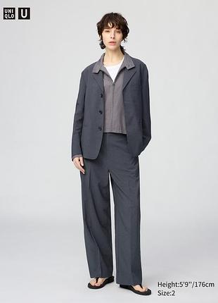 Жіночі штани uniqlo з високою посадкою