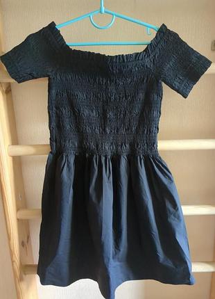 Чорна маленька сукня з віскози, h&m , size s