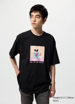 Праска uniqlo з принтом mickey mouse
