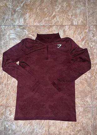 Sport seamless 1/4 xl
кофта gym shark - цвет бордовый
состояние - идеальная
дефекты - нет бирки