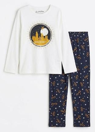 Пижама для девочки pepperts harry potter гогвартс bs001333, размер 134-140