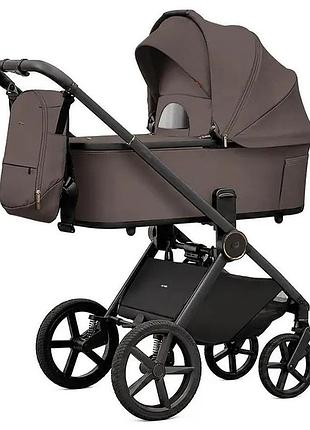 Универсальная коляска 2 в 1 carrello ultimo f crl-6701 lucky brown со складной люлькой
