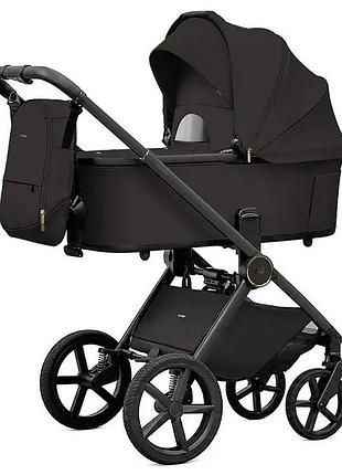 Универсальная коляска 2 в 1 carrello ultimo f crl-6701 sable black со складной люлькой