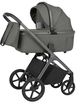 Универсальная коляска 2 в 1 carrello vector f crl-6700 calm green со складной люлькой