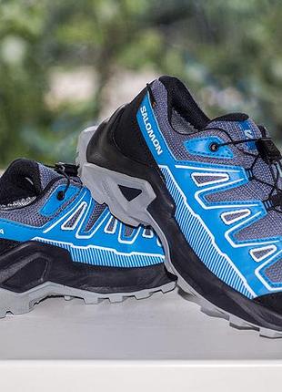 Кроссовки треккинговые salomon x ultra 1977x junior 477485 goretex blue 34 р. оригинал
