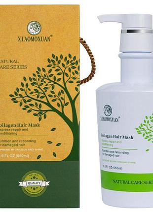 Маска з колагеном collagen hair mask xiaomoxuan collagen hair mask