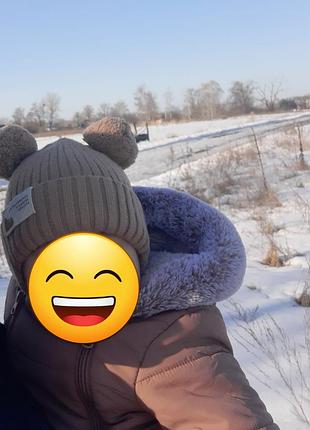 Шапка  зимова  з  вушками  .не  колеться.фірма talvi
