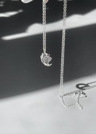 Кольє pandora «місяць і дерево, що обертається