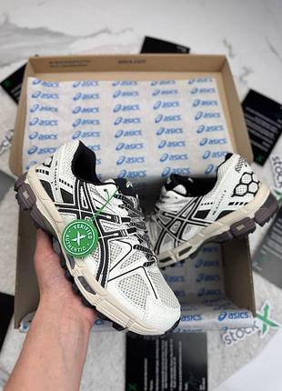 Gel-kahana 8 white black
