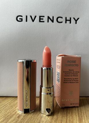 Givenchy rose perfecto бальзам для губ 1,5 гр. 001 pink irresistible
