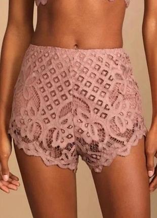 Нова дизайнерські мереживні шорти модель free people adella м 38 usa 🇺🇸