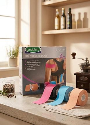 Sensiplast® kinesiology-tapes кинематографические тейпы комплект 4 шт