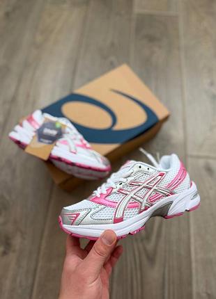 Стильные женские кроссовки asics gel-1130 white pure silver