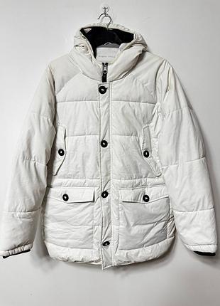 Куртка чоловіча біла тепла зимня c&a, розмір 2xl - 3xl.