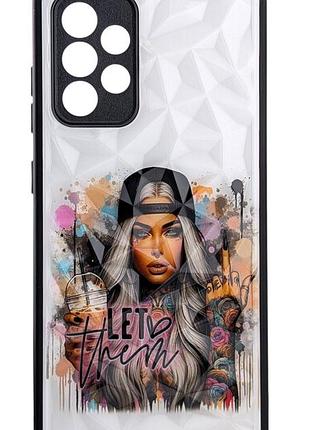 Чехол prisma для телефона samsung galaxy a52 / a525 бампер рисунок girl