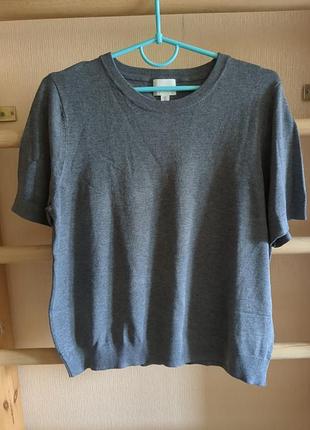 Кофта с коротким рукавом h&amp;m, коттон, размер l