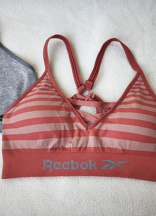 Безшовний топ бюстгальтер reebok р. s. оригінал!