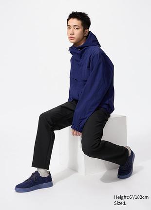 Эластичные штаны uniqlo с теплой подкладкой