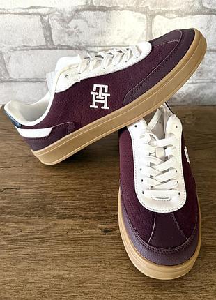 Оригінал! нові жіночі шкіряні кеди / кросівки tommy hilfiger heritage sneaker perf, 38.5 - 39 р. 25 см сша 🇺🇸