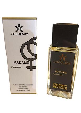 Парфюмированная вода cocolady феромоны женская madame 60 мл 1668