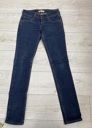 Класичні темно-сині джинси levi's 473 skinny fit