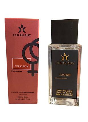 Парфюмированная вода cocolady феромоны женская crown 60 мл 1521