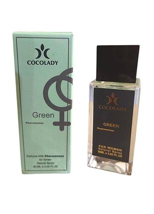 Парфумована вода cocolady феромони жіноча green 60 мл 1453