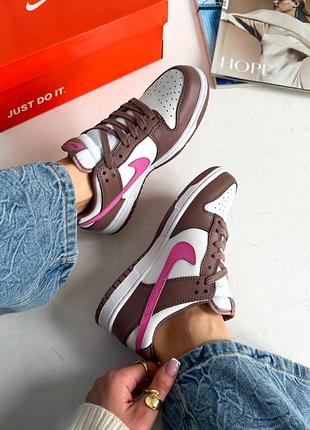 Кросівки жіночі nike dunk low "smokey mauve"