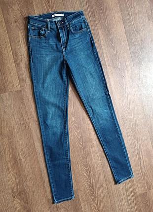 Ідеальні як нові джинси скінні levis 721 high rise skinny