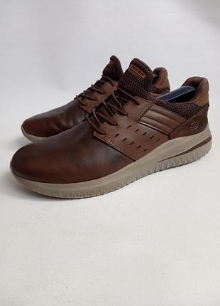 Кожаные кроссовки skechers
