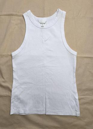 H&amp;m базовая майка в рубчик размер l xl