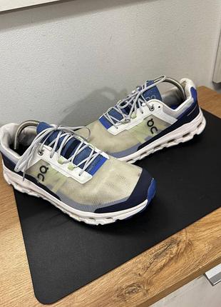 Кроссовки мужские белые синие qc helion, размер 40-41