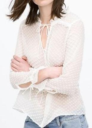 Блуза  шифон zara