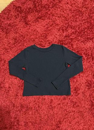 Лонгслів у рубчик s/xs