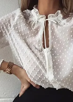 Блуза  шифон zara